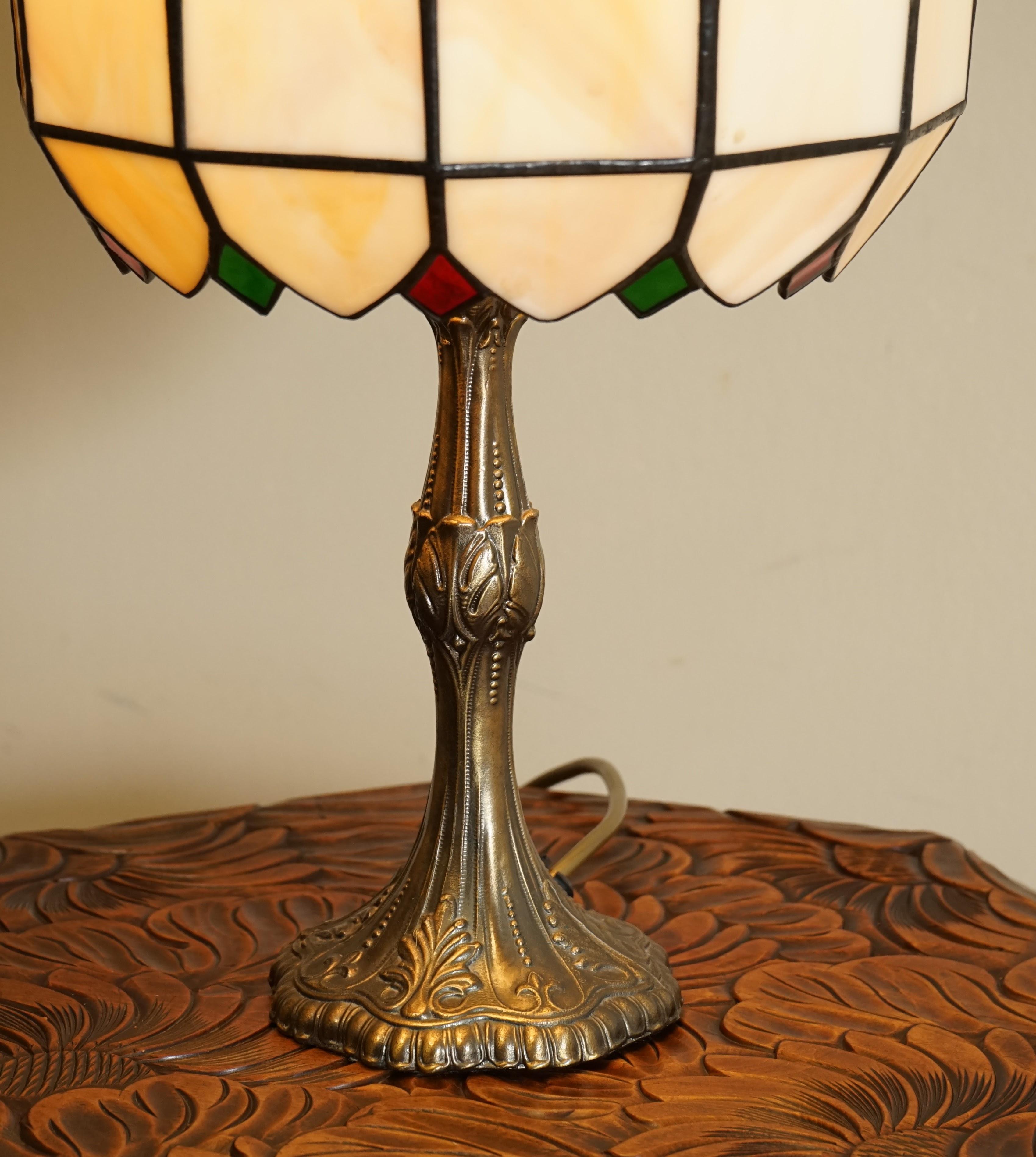 Hand-Crafted Beautiful Vintage Circa 1950's Tiffany & Co Style Lamp
