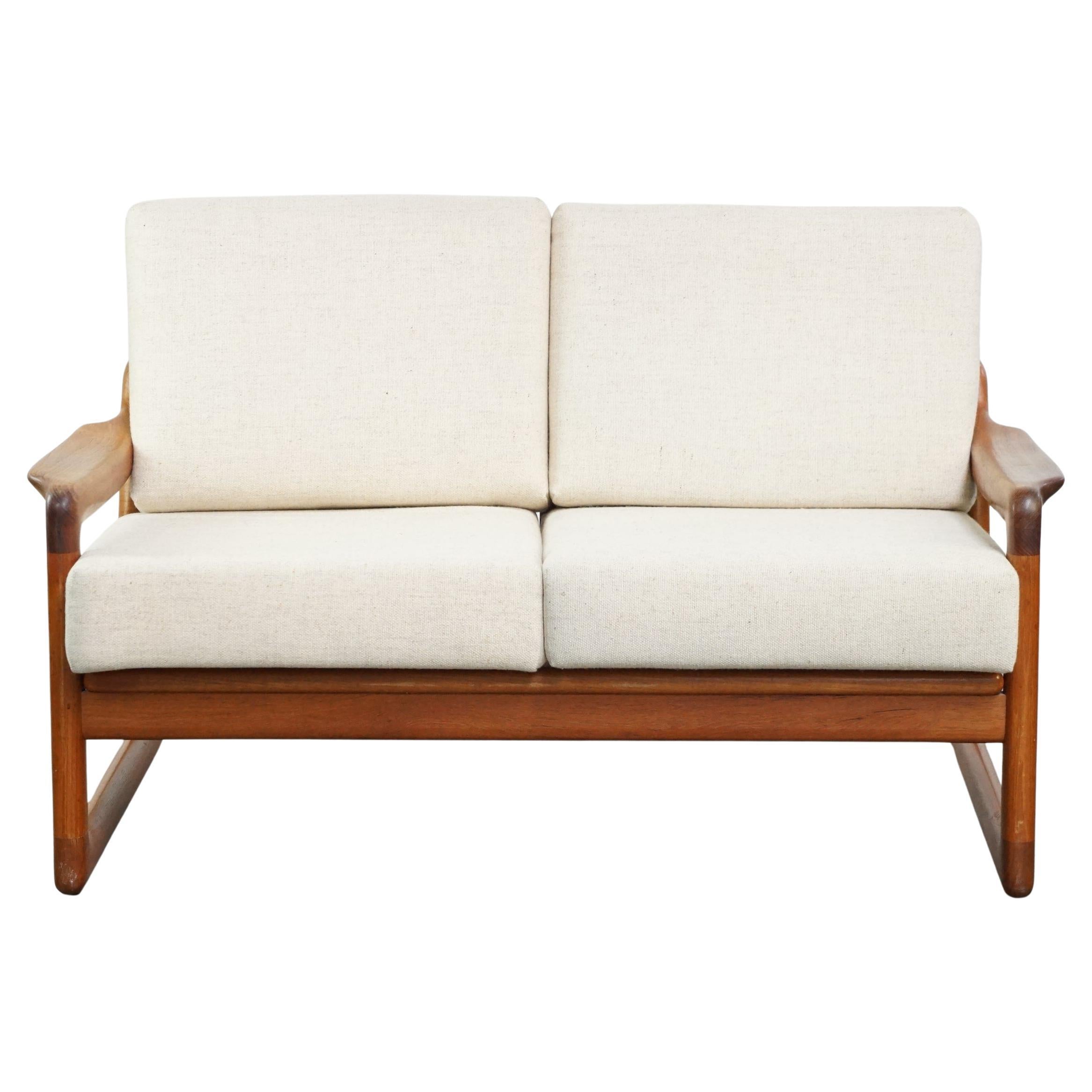 Beautiful vintage Danish design 1960s 2-seater sofa by Arne Wahl for ...