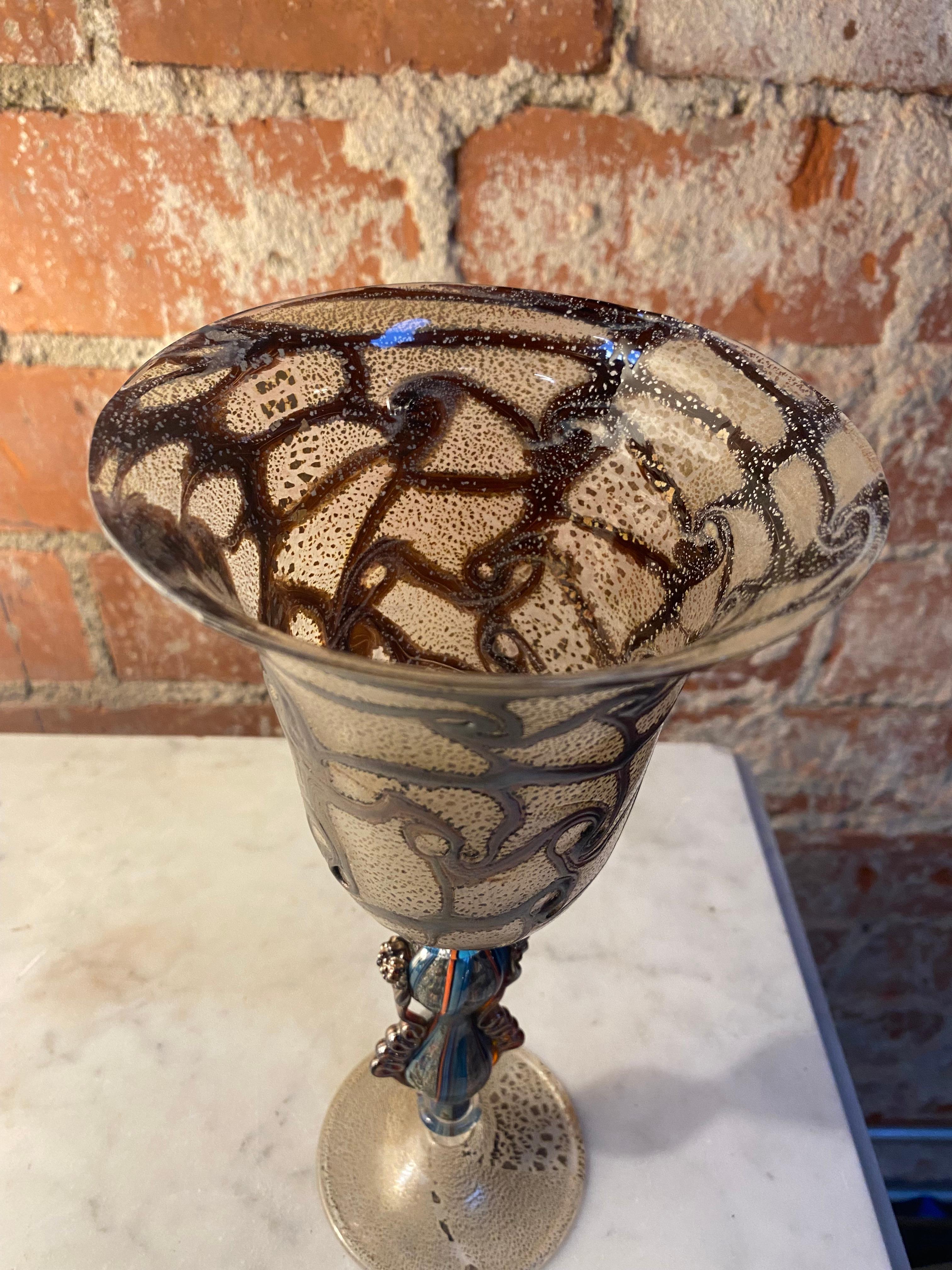 Beautiful Vintage Decorative Italian Handcrafted Murano Glass, 1970s For Sale 1