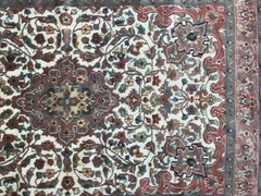 Bobyrug’s Beautiful Vintage Fine Pakistani Silk and Wool Rug