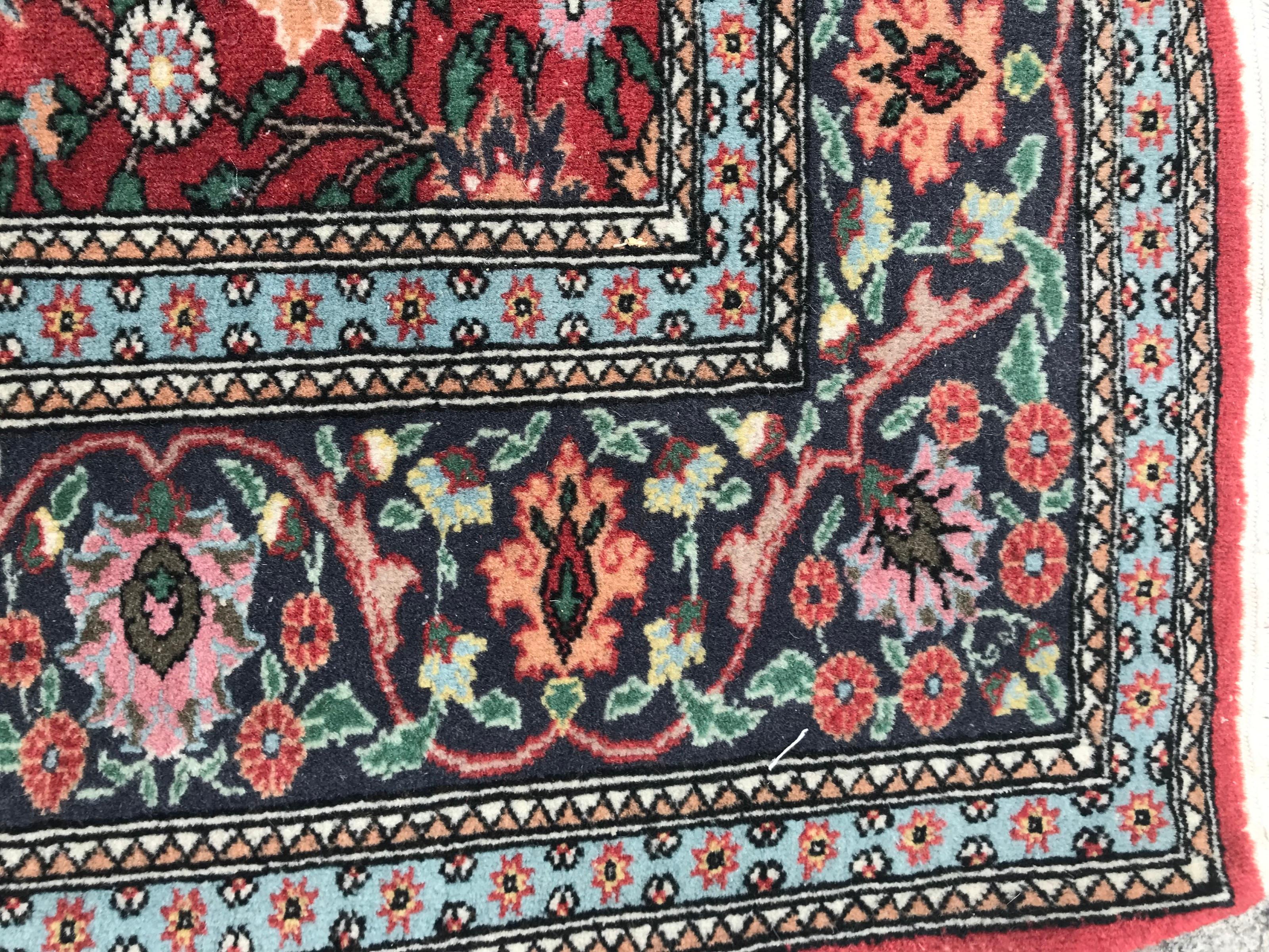 Tabriz Bobyrug’s Beautiful Vintage Fine Turkish Hereke Rug For Sale