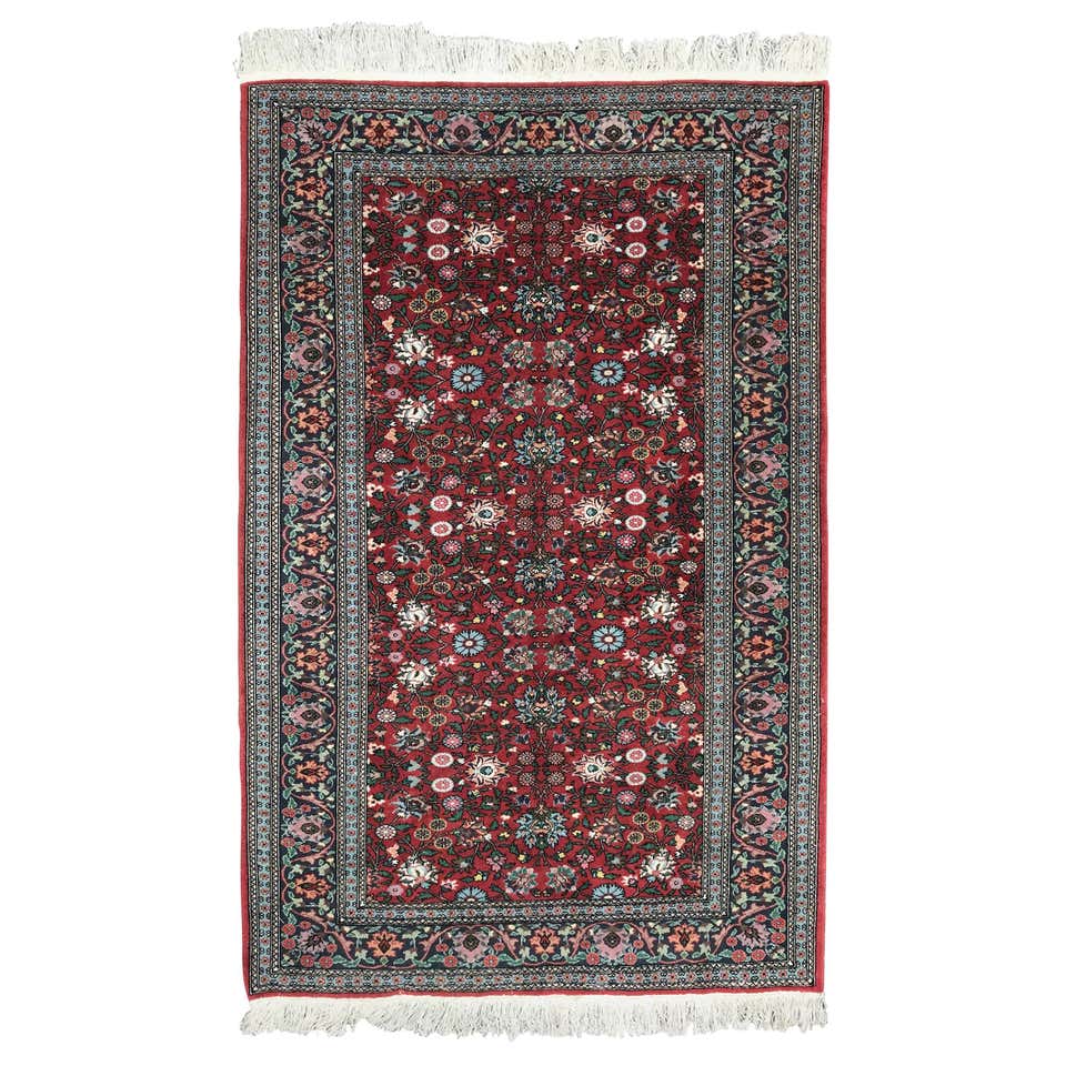 Antique Turkish Hereke Rug with Art Nouveau Style in Muted Colors For ...