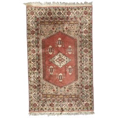 Bobyrug's Schöner Türkischer Vintage-Teppich