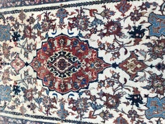 Bobyrug’s Beautiful Vintage Floral Ispahan Rug