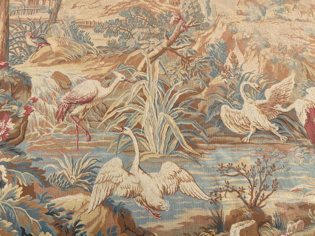 Beautiful Vintage French Aubusson Style Jaquar Tapestry 4