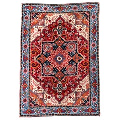 Beautiful Vintage French Cogolin Rug Heriz Design