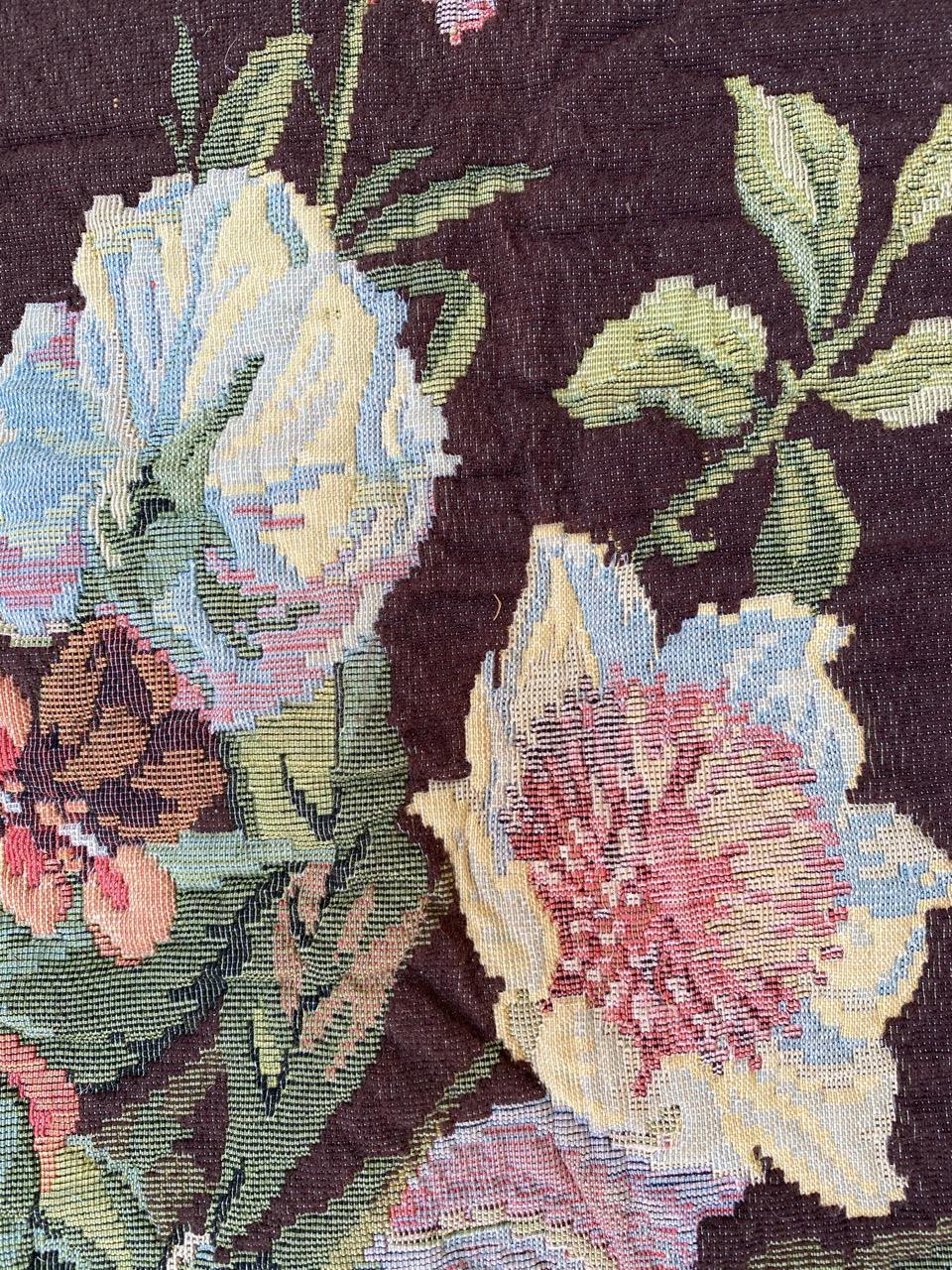 Beautiful Vintage French Jaquar Tapestry For Sale 7