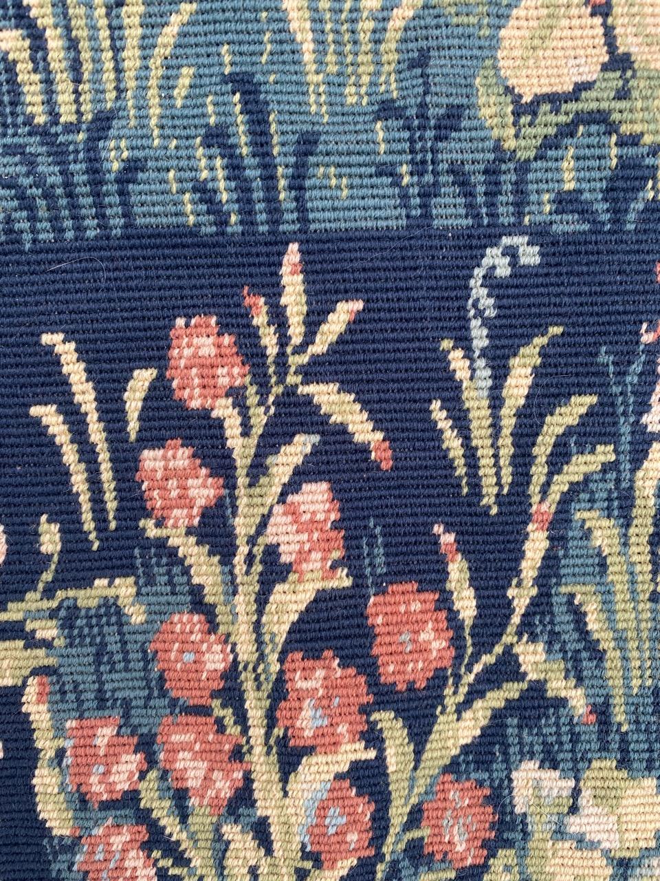 Beautiful Vintage French Needlepoint Tapestry 3