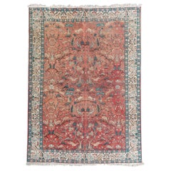 Beautiful Vintage Garden Design Tabriz Rug