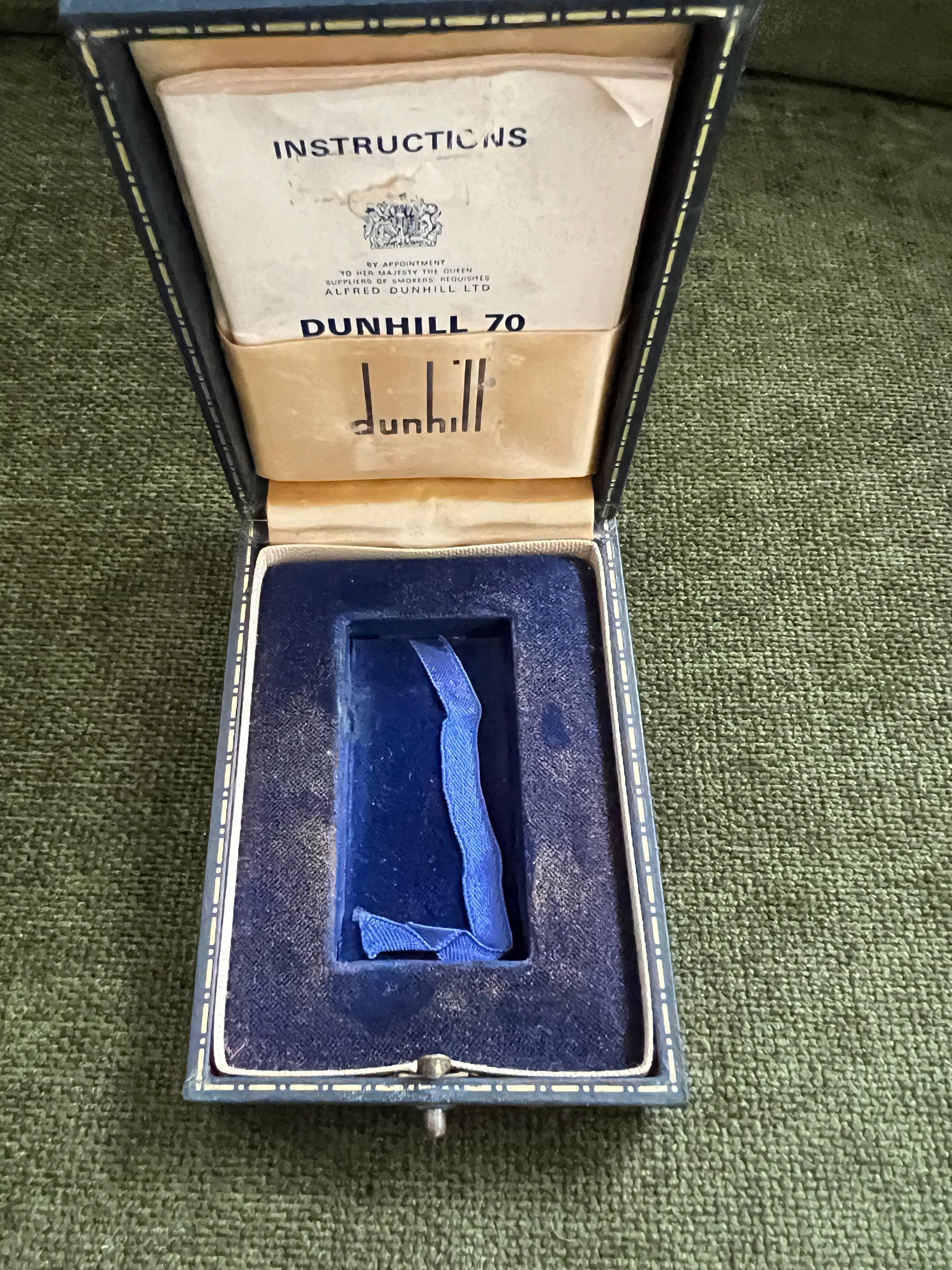 Beautiful Vintage Gold Platted 1960s Circa Dunhill Lighter 7