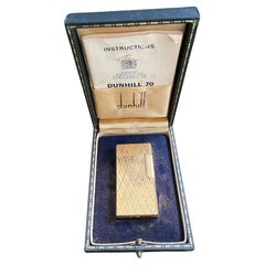 Beautiful Vintage Gold Platted 1960s Circa Dunhill Lighter 