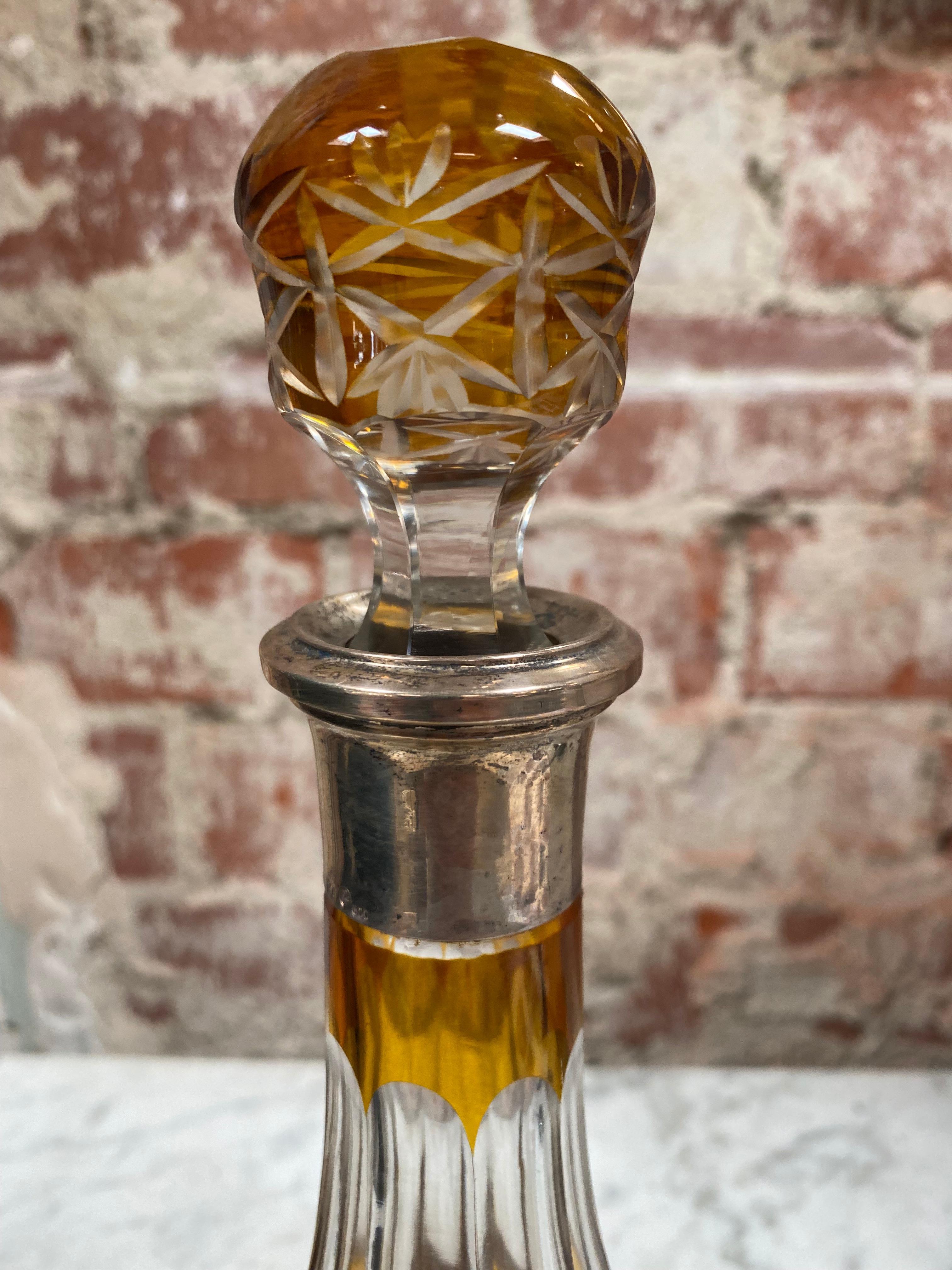 Italian Beautiful Vintage Green Bottle, Italy, 1950s