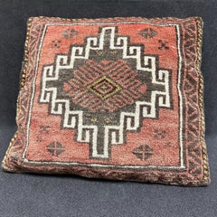 Beautiful Vintage Gypsy Oriental Embroidery Pillow Cushion, 1950s