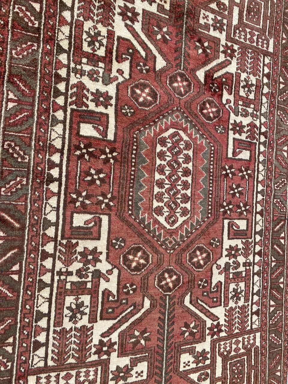 Bobyrug’s Beautiful Vintage Hamadan Rug For Sale 2