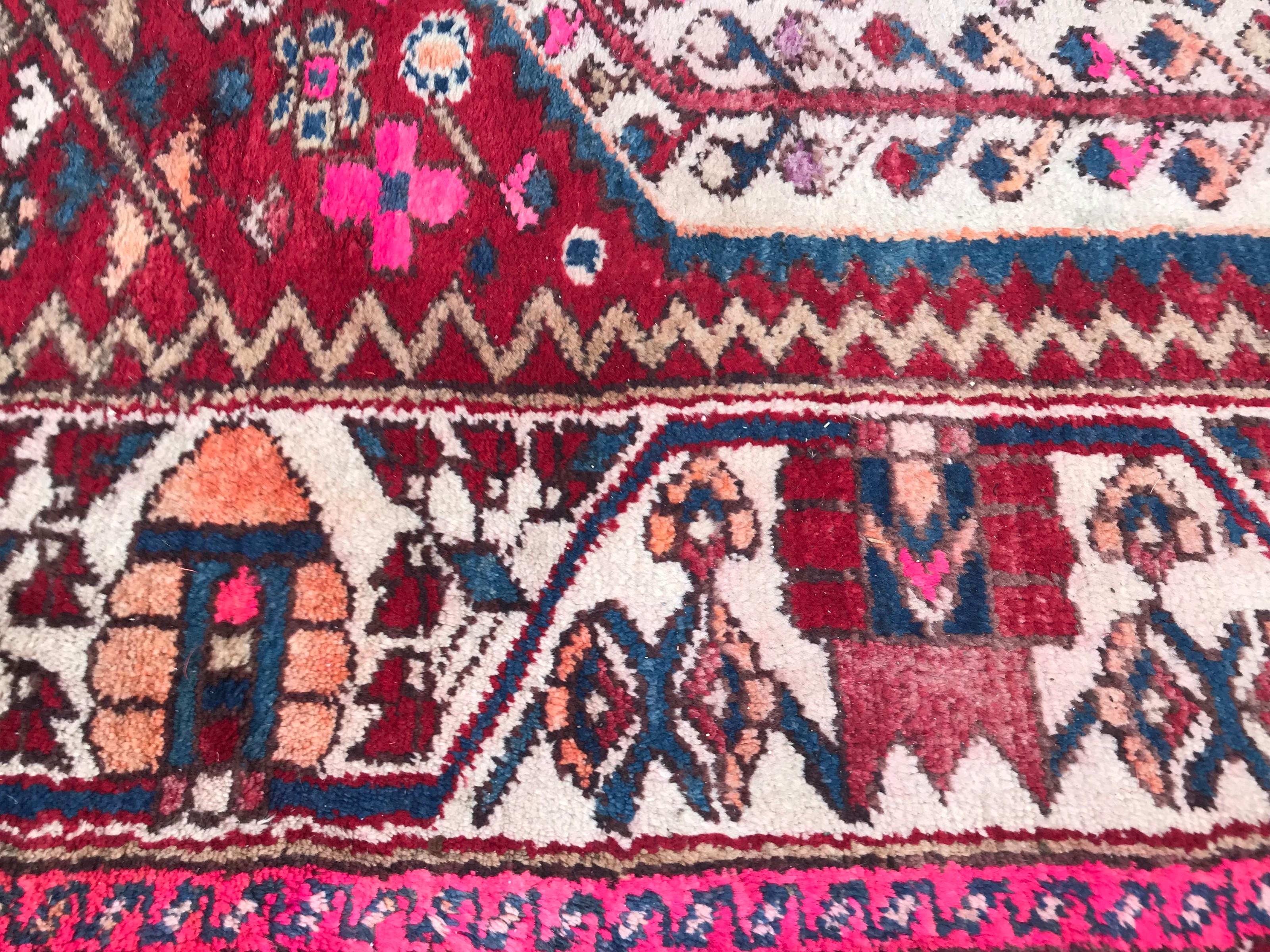 20th Century Beautiful Vintage Hamadan Rug