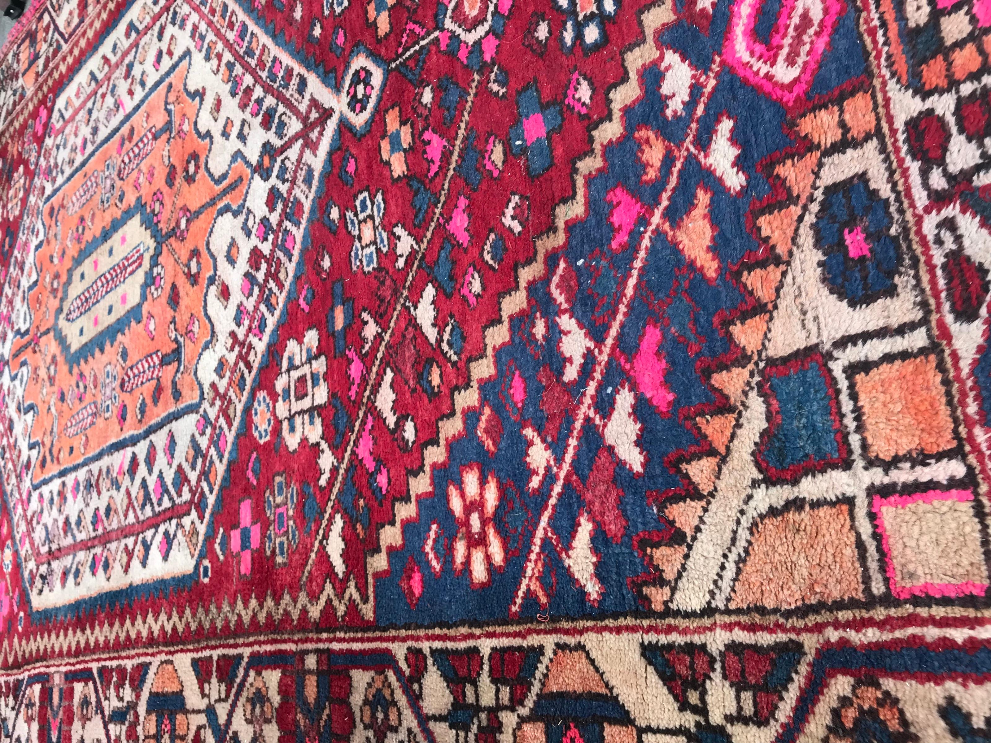 Beautiful Vintage Hamadan Rug 1