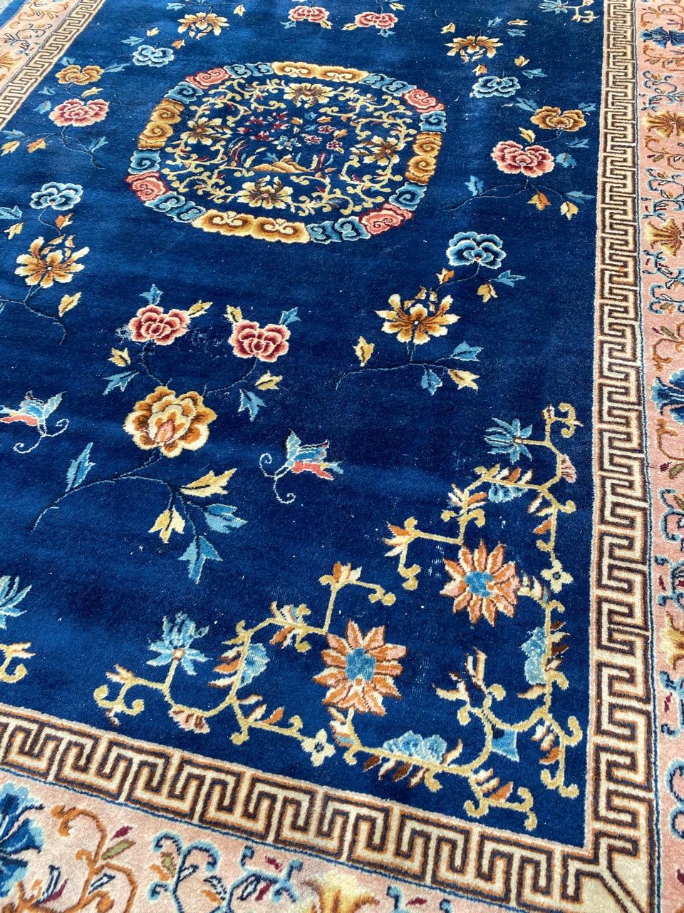 Magnifique tapis chinois vintage Hereke en vente 2