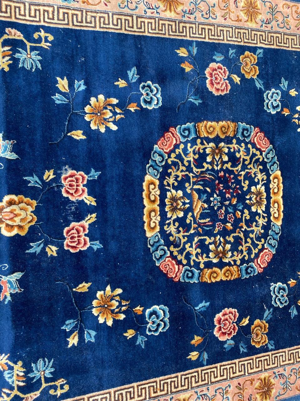 Magnifique tapis chinois vintage Hereke en vente 3