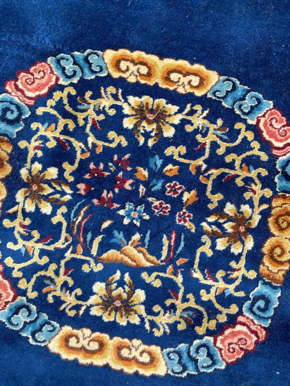 Magnifique tapis chinois vintage Hereke en vente 6