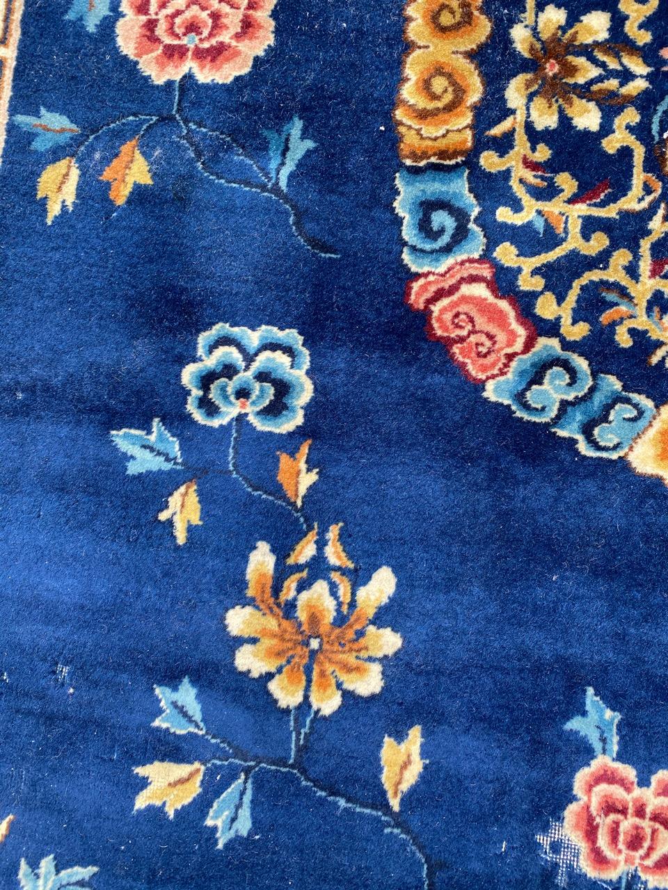 Magnifique tapis chinois vintage Hereke en vente 7