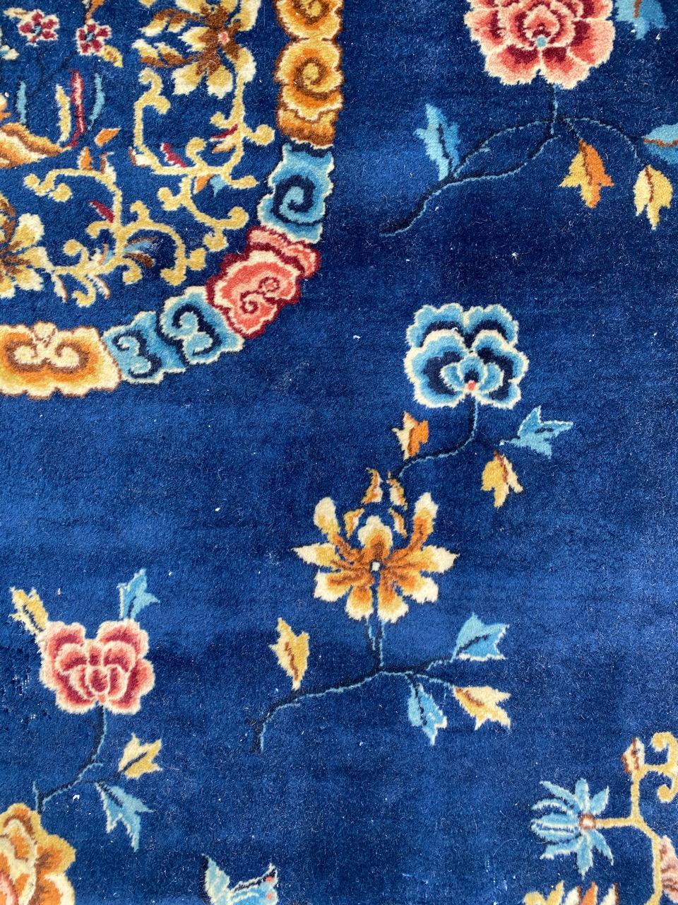 Magnifique tapis chinois vintage Hereke en vente 8