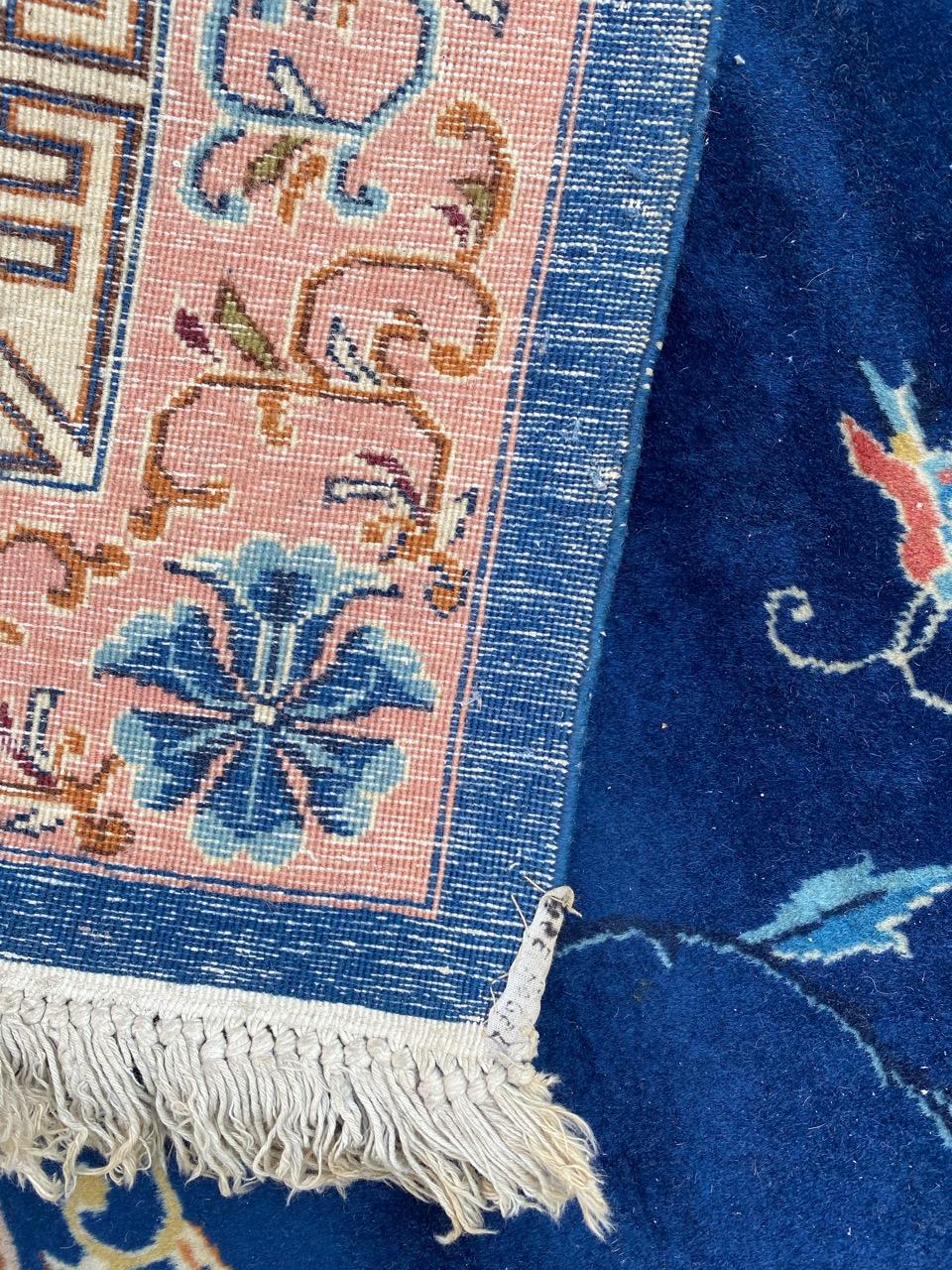 Schöner Vintage Hereke Teppich im chinesischen Design im Angebot 11