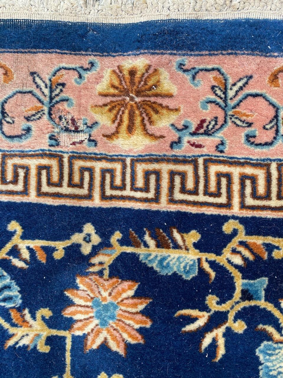 Schöner Vintage Hereke Teppich im chinesischen Design im Angebot 12