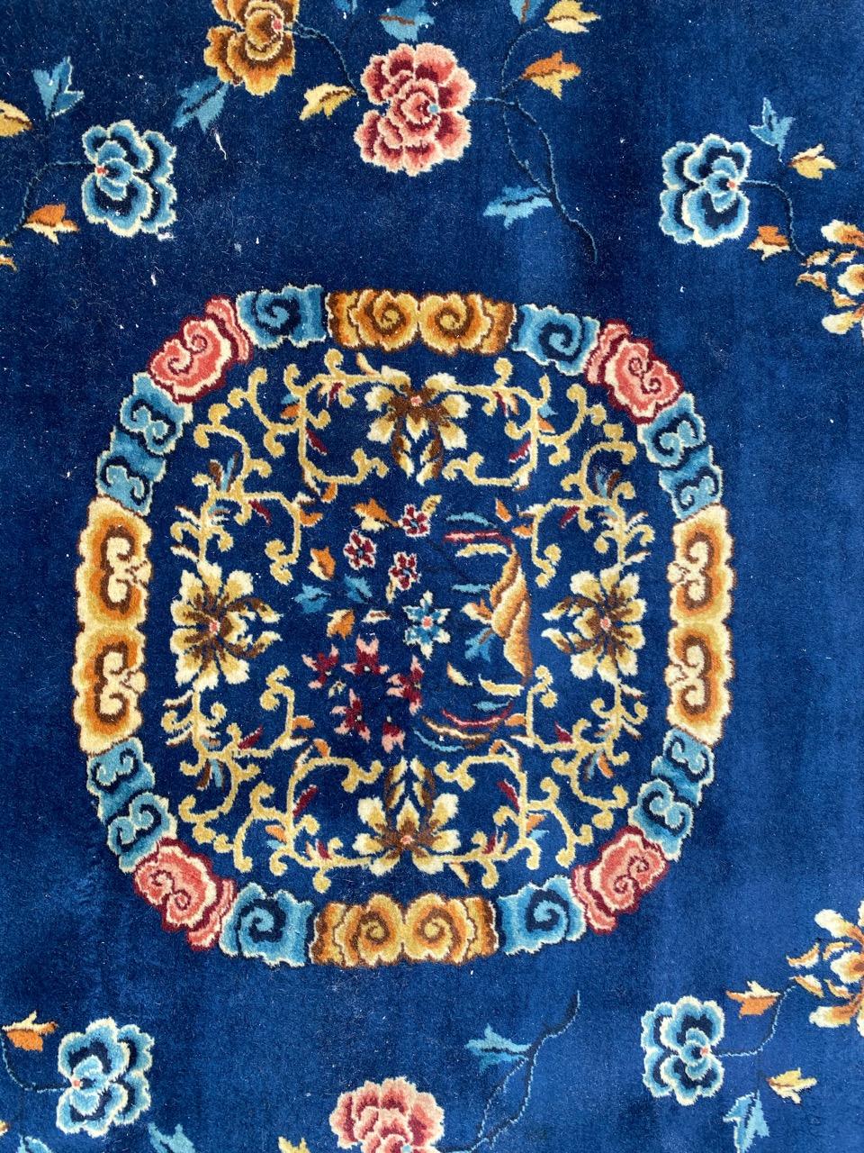 Schöner Vintage Hereke Teppich im chinesischen Design (Handgeknüpft) im Angebot