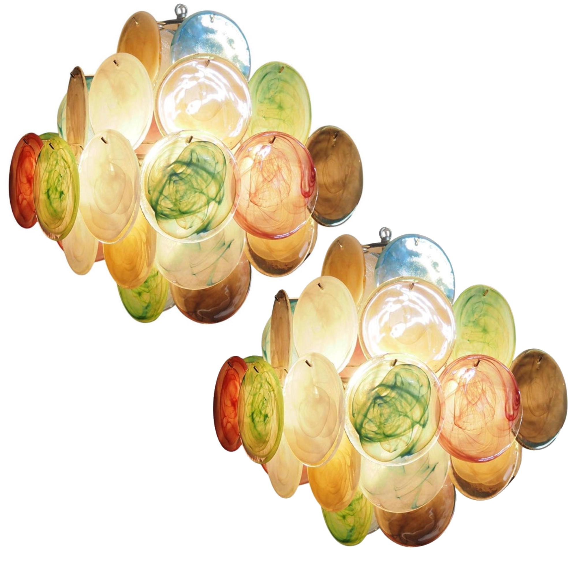 Beautiful Vintage Italian Murano chandelier For Sale 12