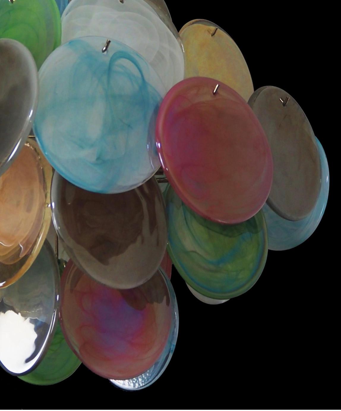 20th Century Beautiful Vintage Italian Murano chandelier For Sale