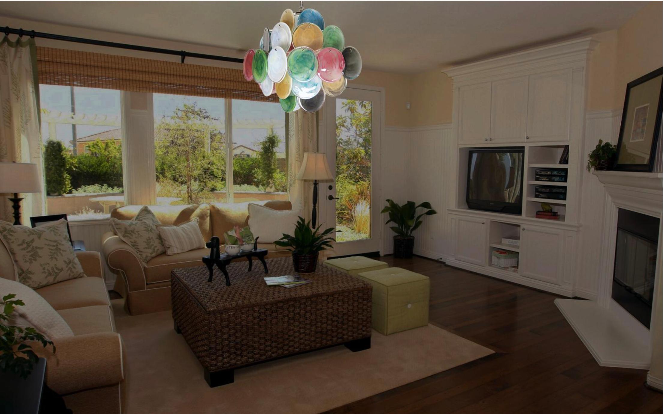 Beautiful Vintage Italian Murano chandelier For Sale 2