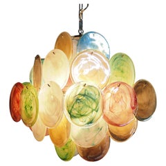 Schöner italienischer Murano-Kronleuchter im Vintage-Stil