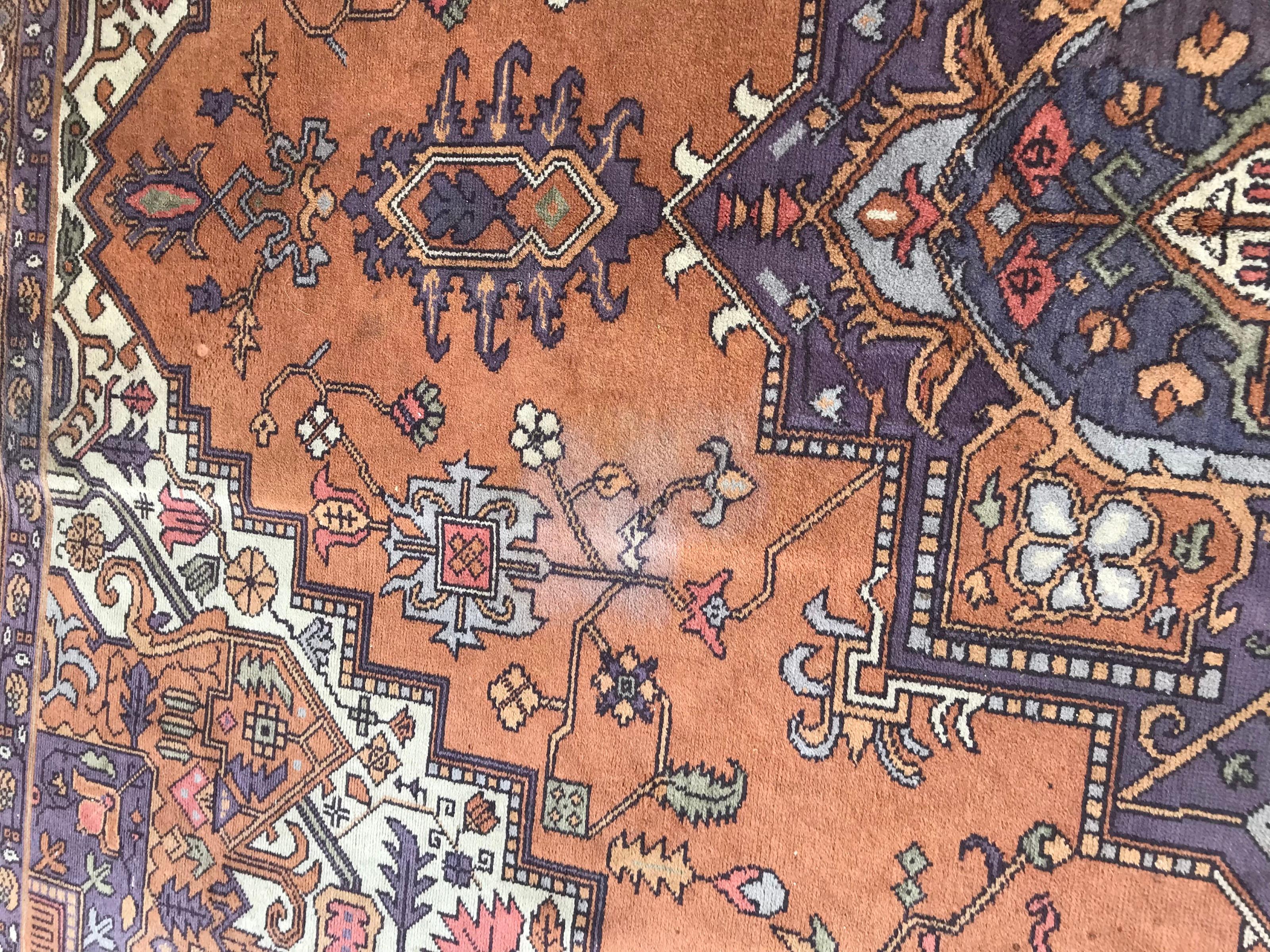 Schöner großer europäischer Vintage-Teppich im Heriz-Stil im Angebot 7