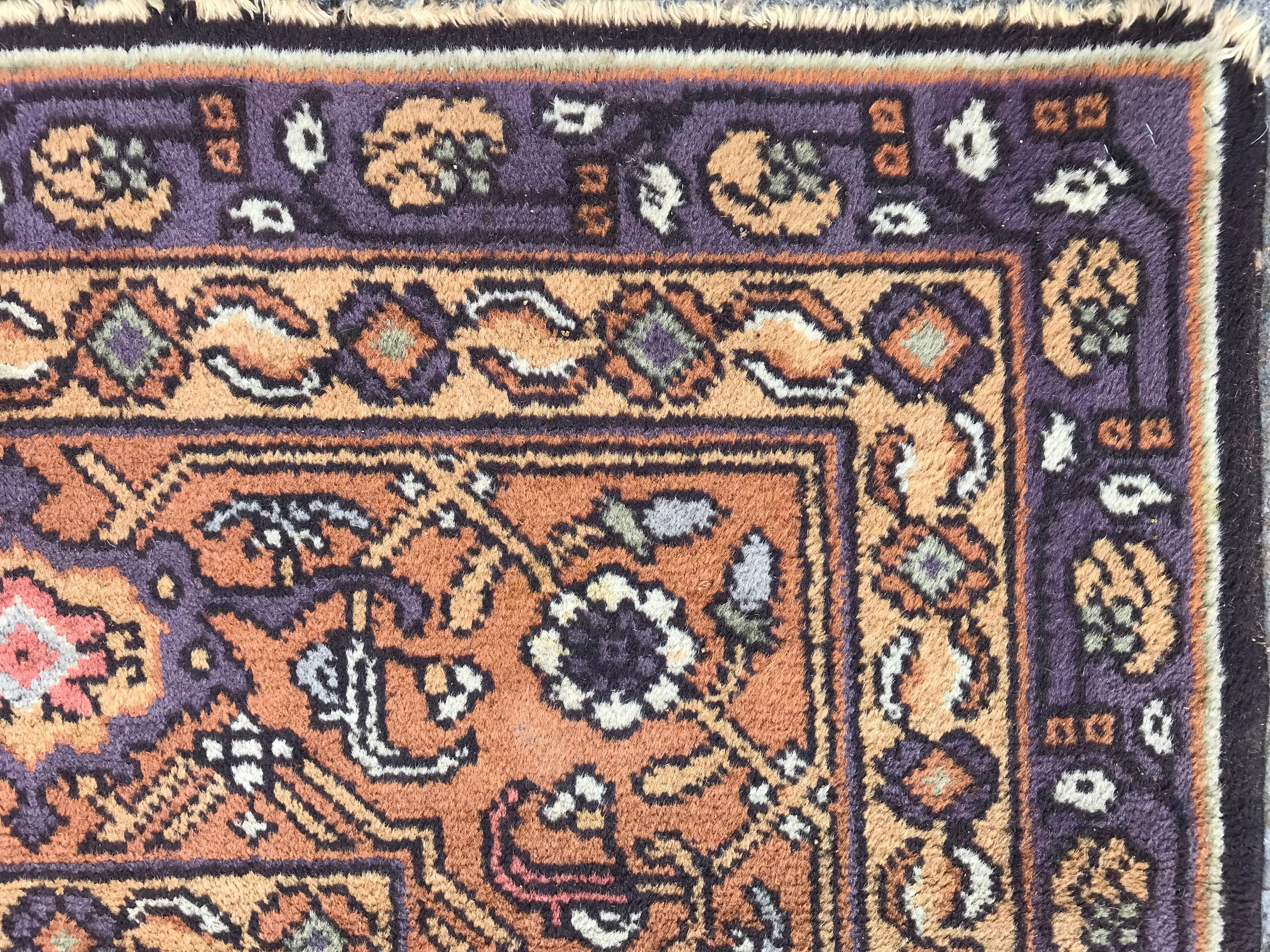 Schöner großer europäischer Vintage-Teppich im Heriz-Stil im Angebot 10