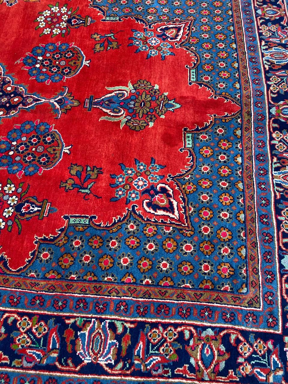 Asiatique Le magnifique tapis Vintage Mahal de Bobyrug en vente