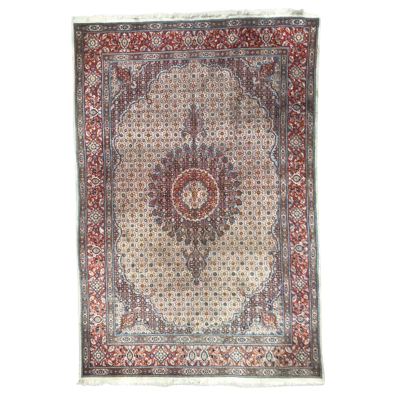 Large Vintage Mashhad Rug For Sale at 1stDibs large vintage rug