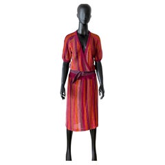 Beautiful Vintage MISSONI SILK striped Dress