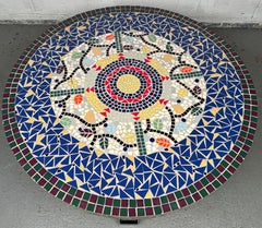 Beautiful Vintage Mosaic Tile Coffee Table  by Baker Furniture