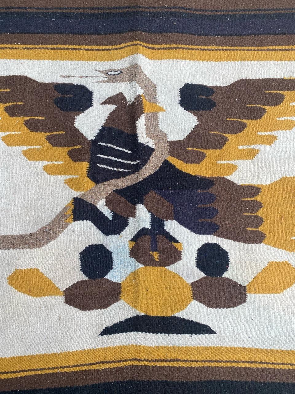Wool Bobyrug’s Beautiful Vintage Navajo Tapestry For Sale