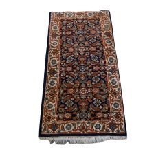 Schöner orientalischer Vintage-Teppich mit großartigen Farben und Mustern 140x73cm