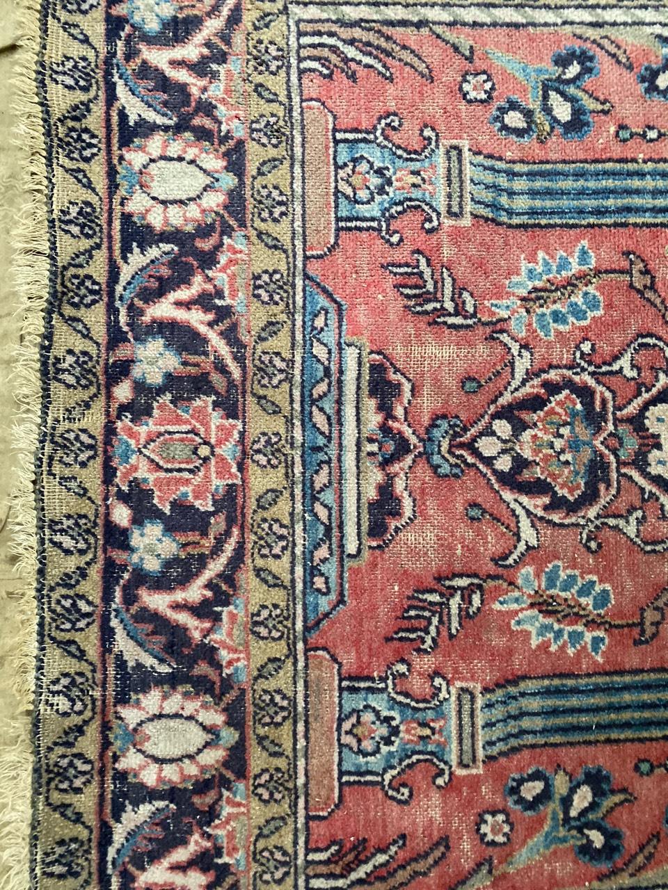 Central Asian Beautiful Vintage Orientalist Design Rug For Sale