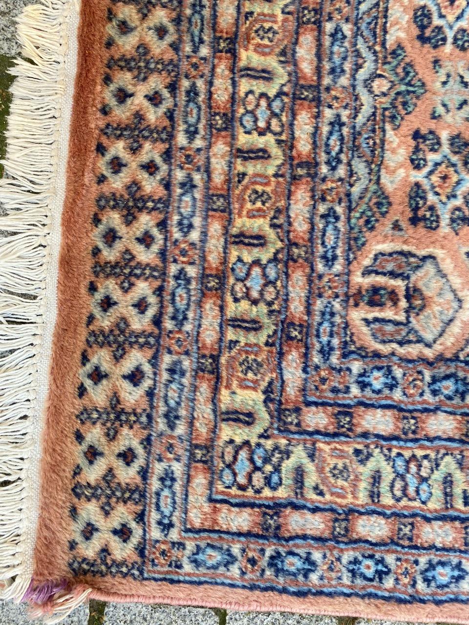 Bobyrug’s Beautiful Vintage Pakistani Rug For Sale 4