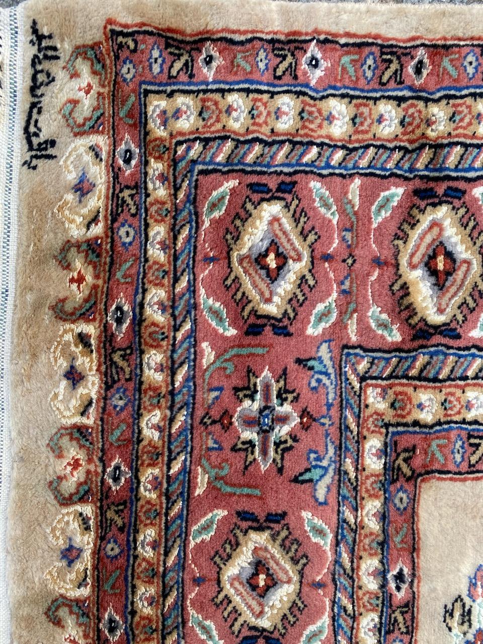 Bobyrugs schöner pakistanischer Vintage-Teppich im Angebot 6