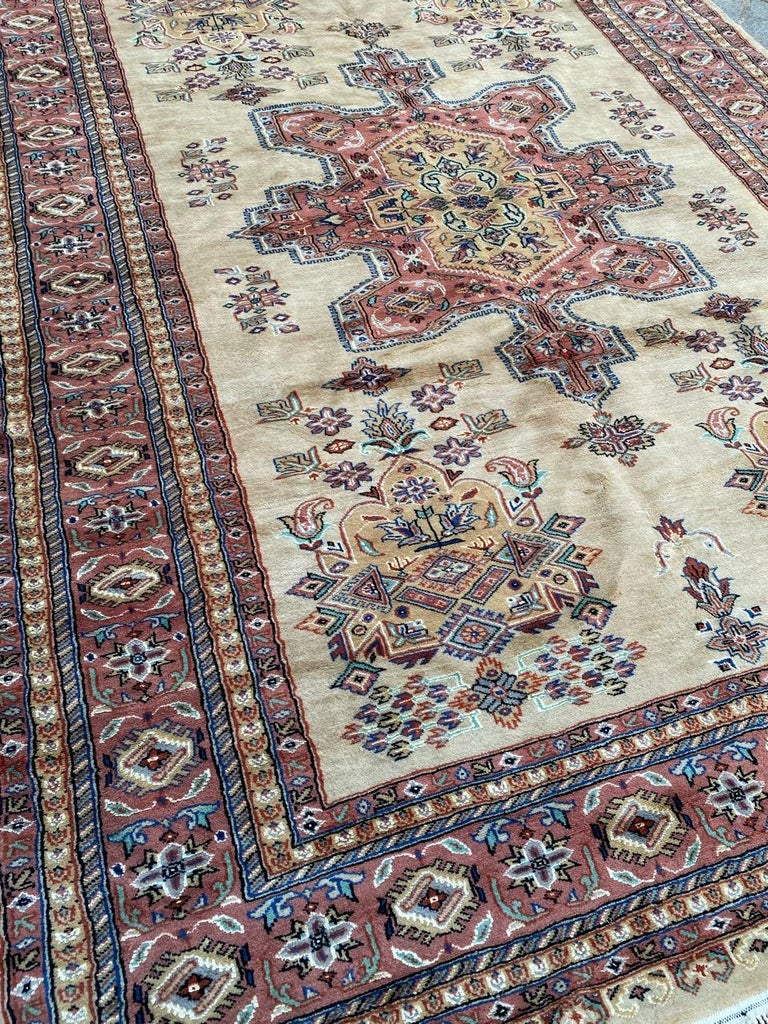Color Pakistani Rug Beautiful Vintage Pakistani Rug For Sale at 1stDibs