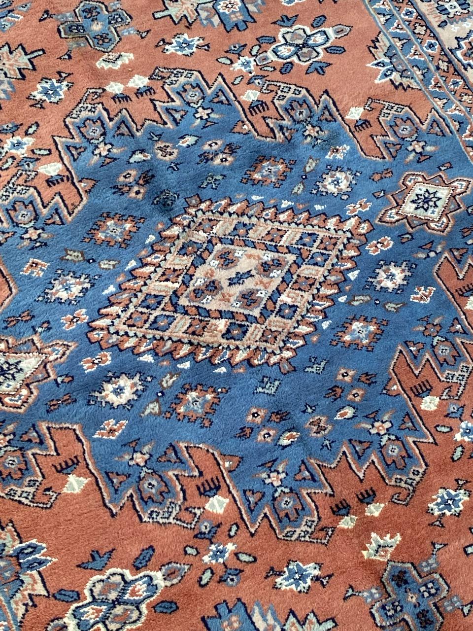 Bobyrugs schöner pakistanischer Vintage-Teppich im Zustand „Gut“ im Angebot in Saint Ouen, FR