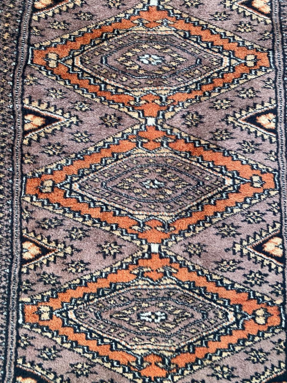 Wool Bobyrug’s Beautiful Vintage Pakistani Rug For Sale