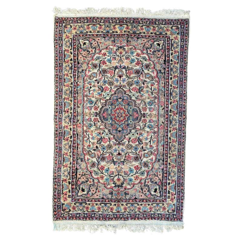 Traditional Pakistani Brown Square Rug For Sale at 1stDibs