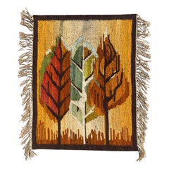 Beautiful Vintage Scandinavian Tapestry