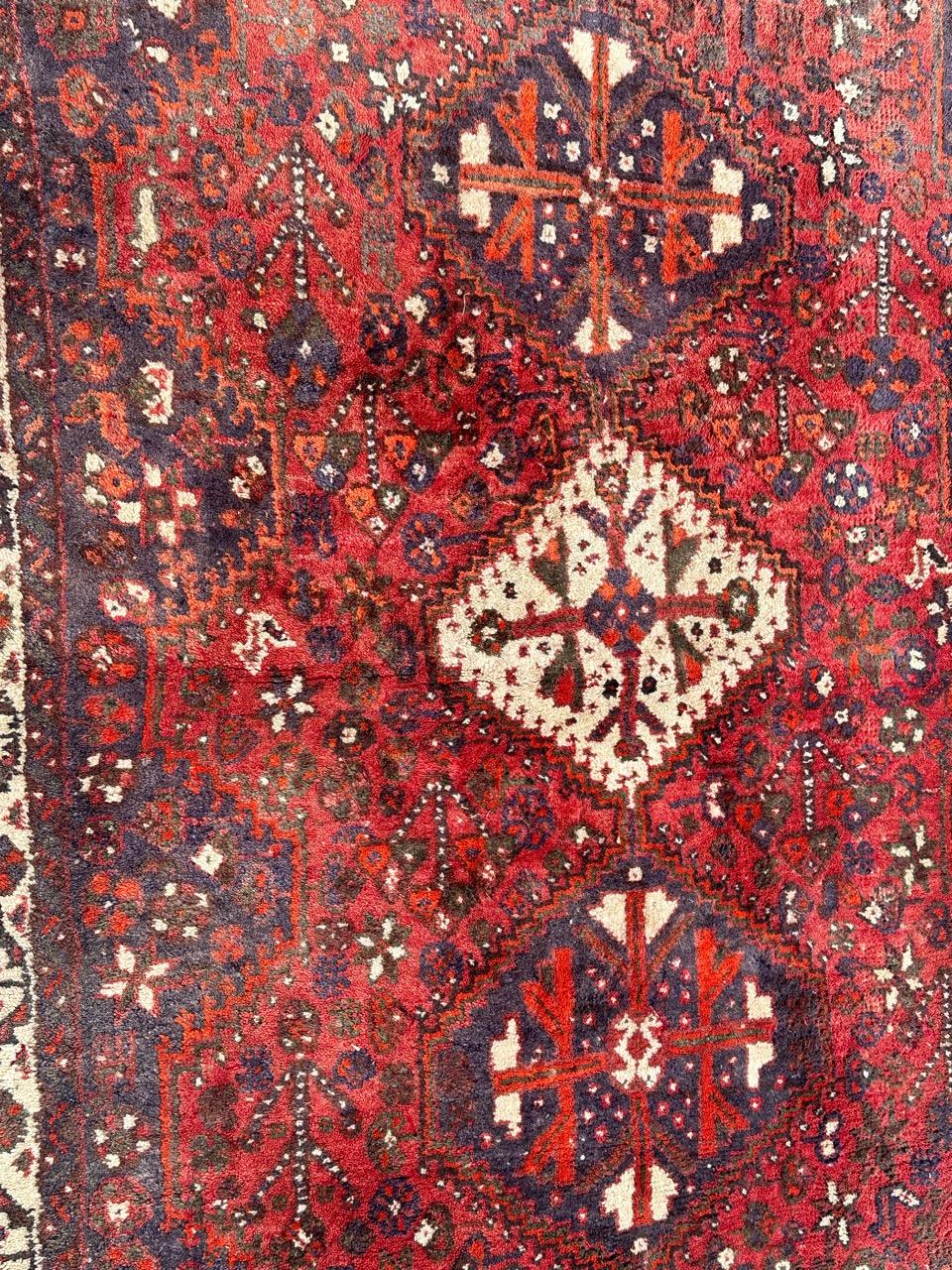 Beautiful vintage Shiraz rug 4