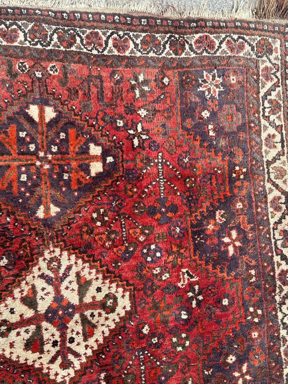 Beautiful vintage Shiraz rug 5